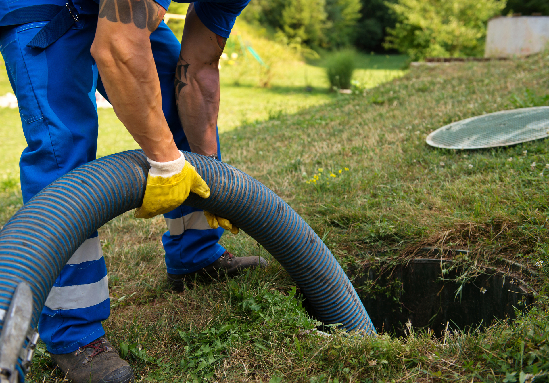 Cleaning Sludge From Septic System